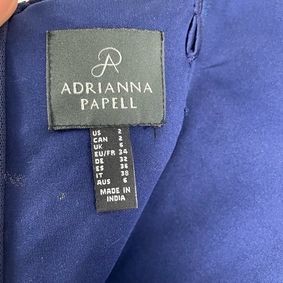 ADRIANNA PAPELL Womens Spaghetti‎ Strap Maxi Formal Sheath Dress - Picture 8 of 11